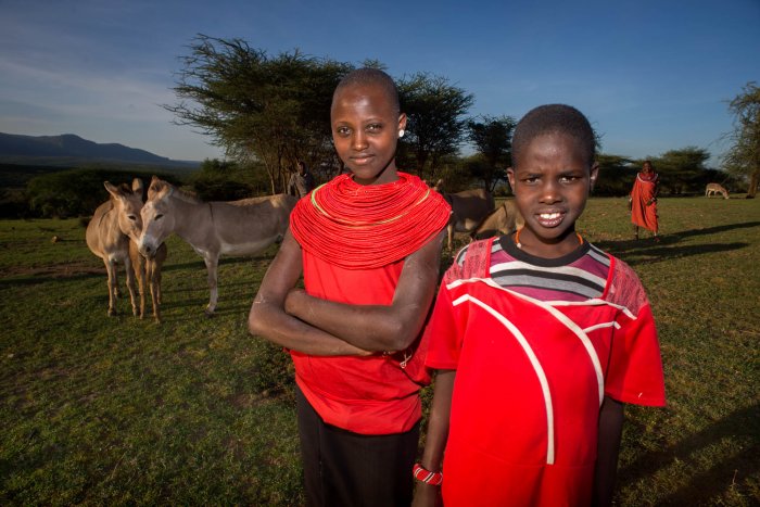 Lchekutis, los niños pastores masai